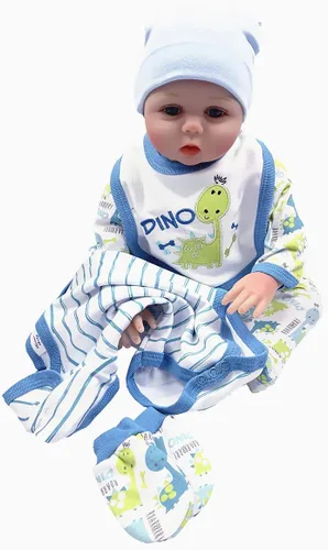 Vista 4 de Reborn Baby Dolls - Juego de dinosaurios de 22 pulgadas para muñecas Reborn
