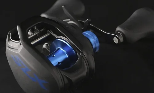 Vista 3 de Shimano SLX 150, Carrete de pesca Baitcast derecha, SLX150