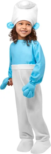 Vista 2 de Rubie's Toddler The Smurfs Costume Jumpsuit