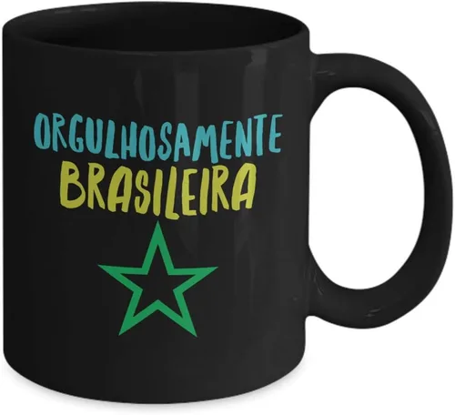 Vista 2 de Brasil Futbol Taza de Cafe Vaso, taza café divertidas, tazas personalizadas, taza de café inspiradoras, taza con mensajes positivos., 11onza