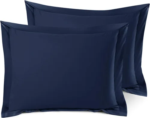 Vista 126 de Nestl Juego de 2 fundas tipo sham de almohada suaves - Fundas de almohada de microfibra de doble cepillado - Fundas de almohada de cama premium