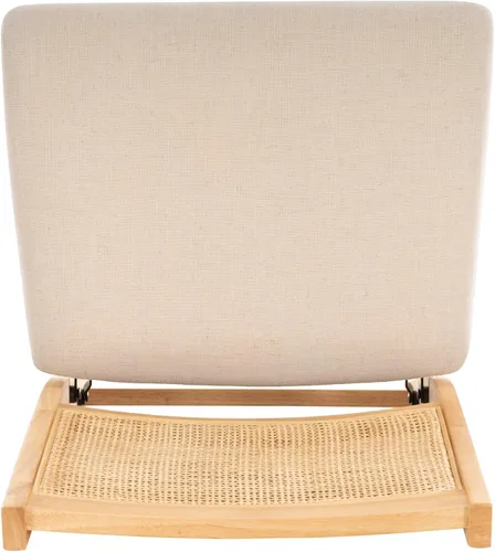 Vista 16 de Powell Kasi Silla Lateral de Comedor Plegable de Caña de Ratán Beige, Natural