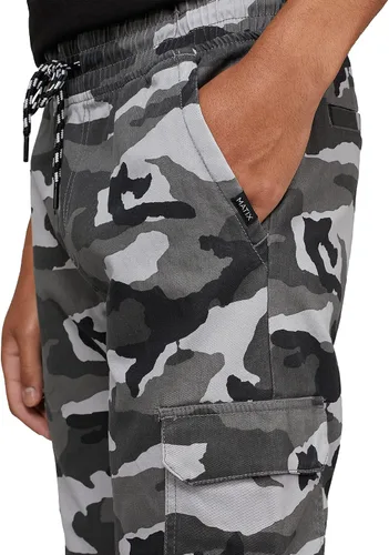 Vista 5 de Pantalones deportivos tipo cargo de sarga elástica para hombre