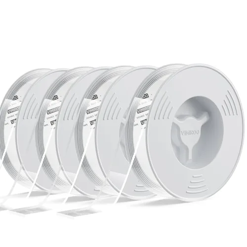 Vista 10 de vimiroo Cinta de Doble Cara Resistente, 16.4 pies Cinta Nano Extra Grande Transparente, Cinta Adhesiva de Dos Caras Extraíble Sin Deja Huellas