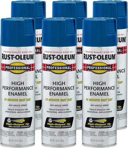Vista 20 de Rust-Oleum 7515838 Pintura en aerosol de esmalte profesional de alto rendimiento, 14 onzas, aluminio
