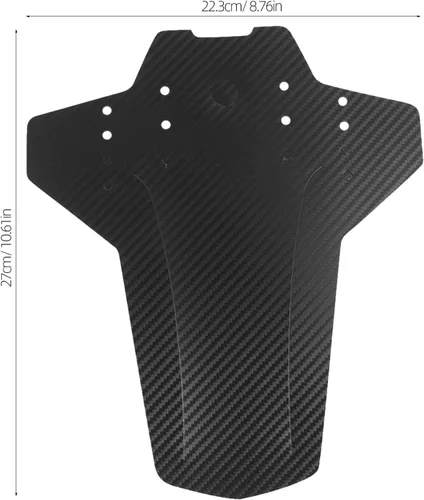 Vista 2 de VANZACK 2 unids 3d fibra de carbono se accesorios moto barro bicicleta rueda trasera bicicleta bicicleta guardabarros guardabarros