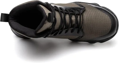 Vista 4 de ORISTACO Botas de tenis con punta de acero, transpirables, ligeras, atléticas, para el trabajo