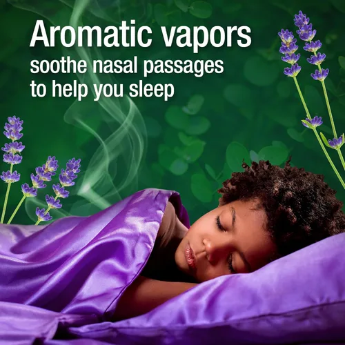 Vista 6 de Mentholatum Ungüento de Fricción Vaporizante Nocturno, Aroma a Lavanda, Supresor de Tos de Fuerza Máxima, Fricción Tópica para el Pecho y Pomada