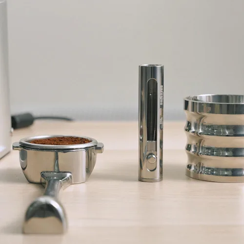 Vista 5 de CafeSing COD Espresso WDT Herramienta de acero inoxidable, aguja retráctil de distribución de café