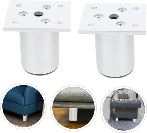 Vista 3 de OSALADI Patas ajustables de los muebles 2pcs patas de mesa modernas para el gabinete de la TV del aparador