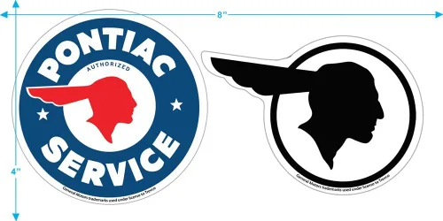 Vista 4 de Chief Pontiac General Motors Logo T Shirt & Stickers