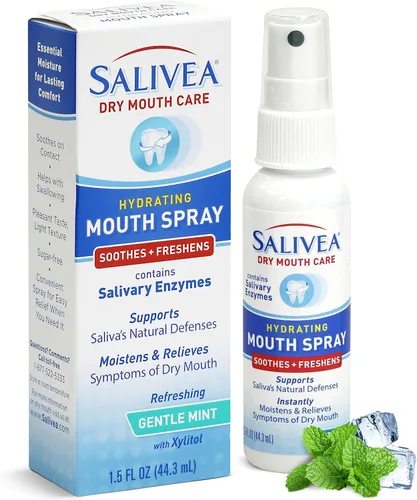 Vista 8 de SALIVEA Spray bucal seco para adultos (paquete de 1) – 250 bombas, espray bucal sustituto de saliva con enzimas salivales naturales y xilitol