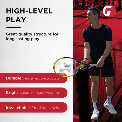 Vista 4 de Gamma Tour Ace - Raqueta de tenis de 27 pulgadas, raqueta prémium preencordada para adultos, para hombres y mujeres, gran punto dulce, equilibrio