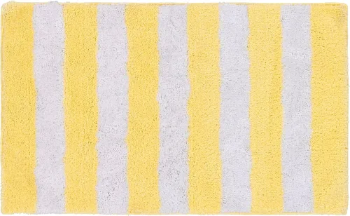 Vista 19 de Garland Rug Juego de 2 alfombras de baño lavables a rayas de playa, antideslizantes, suaves y absorbentes, de secado rápido, lavables a máquina