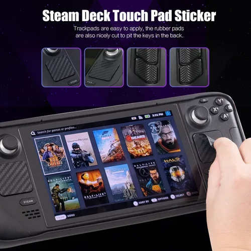 Vista 3 de Funda protectora con soporte para cubierta de vapor, funda de TPU suave y cubierta de vapor, protección completa para accesorios de cubierta