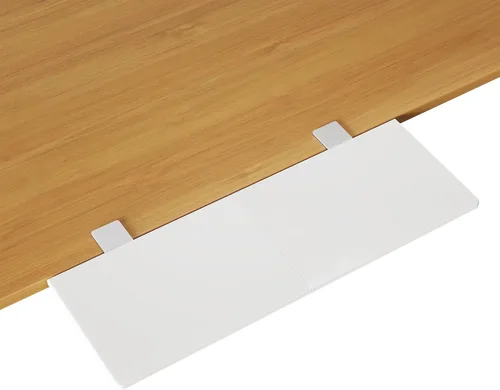 Vista 21 de BONTEC Ergonomic Desk Extender Tray, 9.5"x9.1" Wrist Rest Shelf Negro