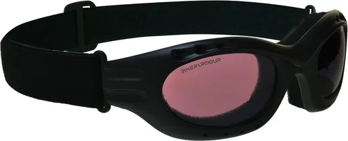 Vista 6 de Bikershades Gafas de Seguridad para Motocicleta para Hombre y Mujer. Lentes Polarizadas, Humo, Azul Espejado u Naranja, Lentes Amarillos