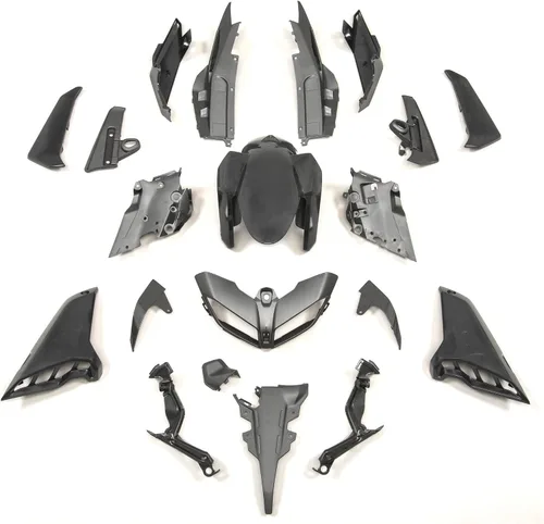 Vista 8 de XKH - Kit de carenado de plástico de inyección de ABS sin pintar para motocicleta compatible con MT09 2017 2018 2019 19 piezas/kit completo