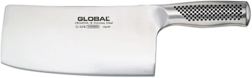 Vista 4 de Global G-50/B - Cuchillo chino de 7 3/4 pulgadas para cortar y rebanar - Grabado personalizado, personalizado