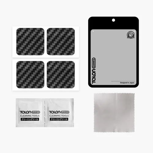 Vista 5 de TALONGAMES Protector táctil compatible con Steam Deck Touch Trackpad (protector de trackpads, carbón, negro)