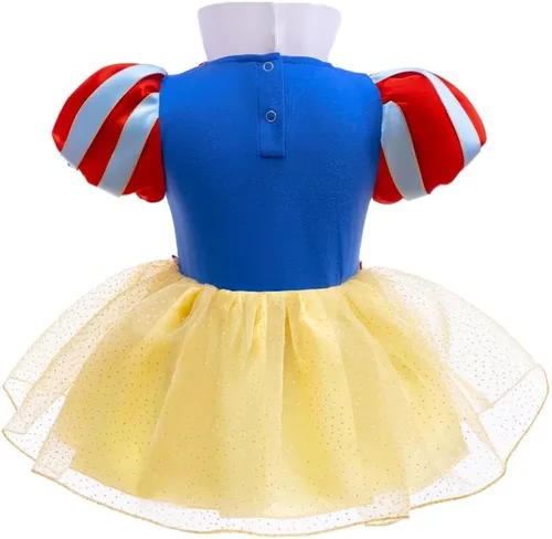 Vista 107 de Dressy Daisy Disfraz de princesa para bebé, disfraz de tutú de tul para cumpleaños, Halloween, traje con diadema