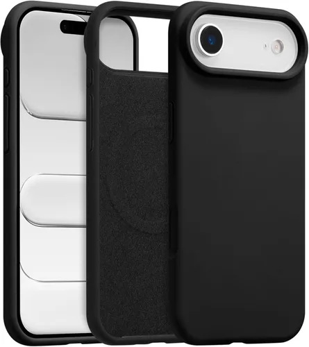 Vista 188 de Funda magnética de silicona para iPhone 13 Pro, color blanco antiguo [Compatible con Magsafe] [Forro de microfibra suave antiarañazos], funda