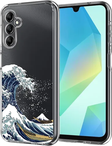 Vista 12 de Unov Funda compatible con Galaxy A10e Galaxy A20e funda transparente con diseño de TPU suave, absorción de golpes, patrón delgado en relieve