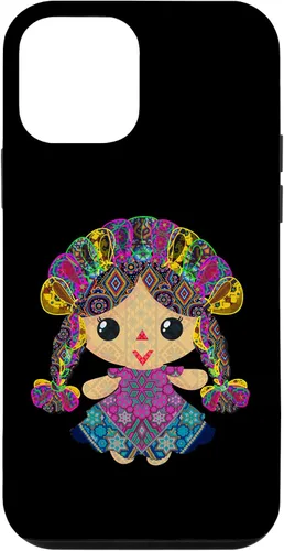 Vista 15 de iPhone 15 muñeca mexicana, maria, mazahua arte huichol, lele, caso