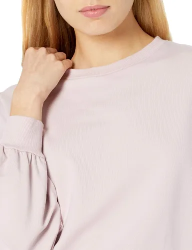 Vista 4 de The Drop Sudadera Kiko de gran tamaño con cuello redondo para mujer