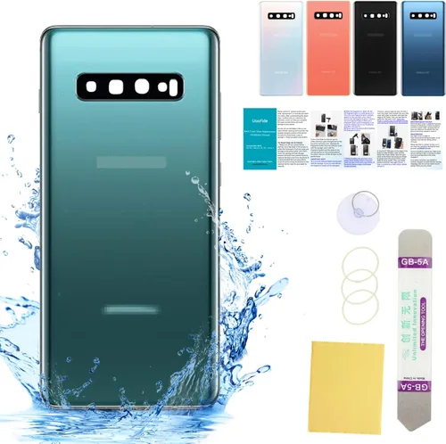 Vista 74 de Compatible con Samsung Galaxy Note 8 - Carcasa trasera de repuesto de cristal de 6.3 pulgadas, SM-N950, todos los portadores con manual de Negro