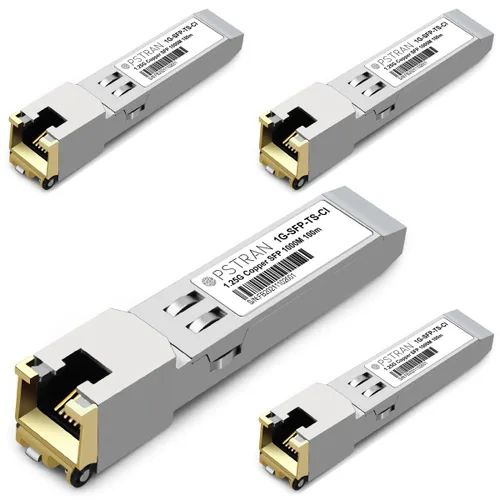 Vista 12 de Módulo transceptor de cobre de 10/100/1000BASE-T SFP SGMII compatible con Arista Networks SFP-GB-GE-TL SFP-1G-TL RJ45 328.1 ft Cat5e/6
