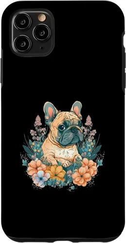 Vista 11 de iPhone 15 Bulldog Francés Asia Arte Japón China Amante de la Naturaleza Frenchie Caso