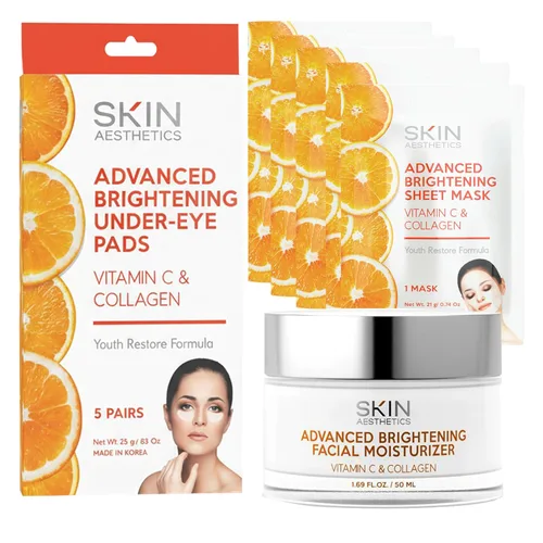 Vista 10 de Skin Aesthetics Hidratante facial con ácido hialurónico y colágeno, antienvejecimiento, ultra hidratante, líneas finas y arrugas, cuidado de la piel