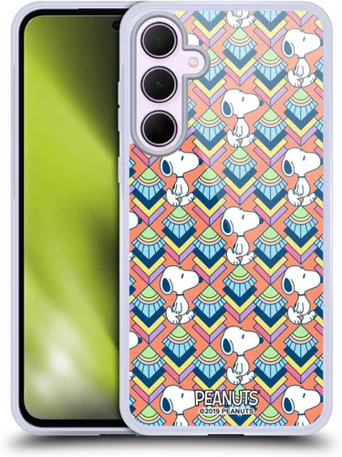 Vista 314 de Head Case Designs Snoopy Deco Dreams - Funda de gel con licencia oficial de Peanuts Blue Pattern [protección de grado militar] compatible con Google