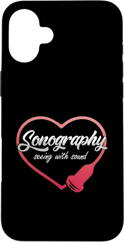 Vista 23 de Sonography Seeing with Sound Ultrasonido Ecografía Medicina Case para iPhone 17
