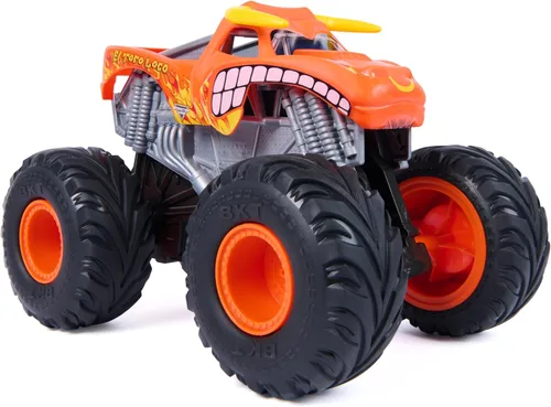 Vista 7 de Monster Jam El Toro Loco Rev 'N Roar Monster Truck, escala 1:18