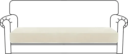 Vista 61 de MAXIJIN Fundas de cojín elásticas de terciopelo para sofá, funda de cojín suave de repuesto para sofá de dos plazas, protector de asiento