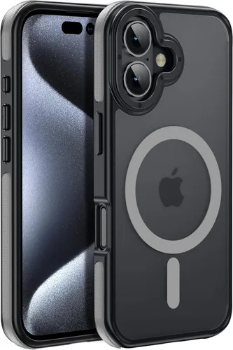 Vista 93 de Funda magnética para iPhone Air con protector de lente de cámara, protección grado militar de 10 pies, compatible con funda MagSafe Slim para iPhone