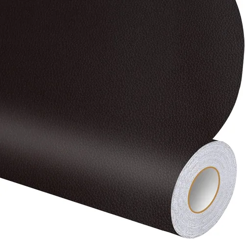 Vista 13 de DXBULL Parche de reparación de cuero grande de 17.3 x 78.7 pulgadas, cinta de reparación autoadhesiva para muebles, sofás, asientos de automóvil