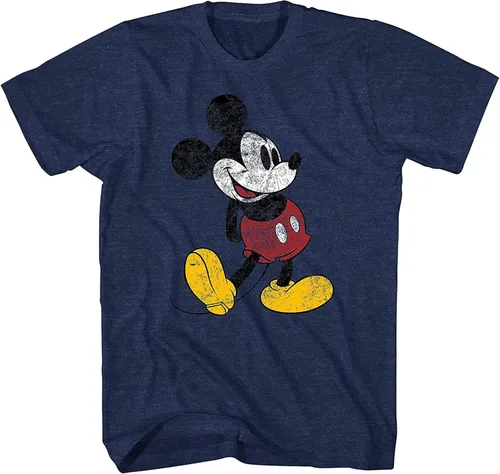 Vista 2 de Disney Mickey Mouse - Camiseta clásica de pie envejecida