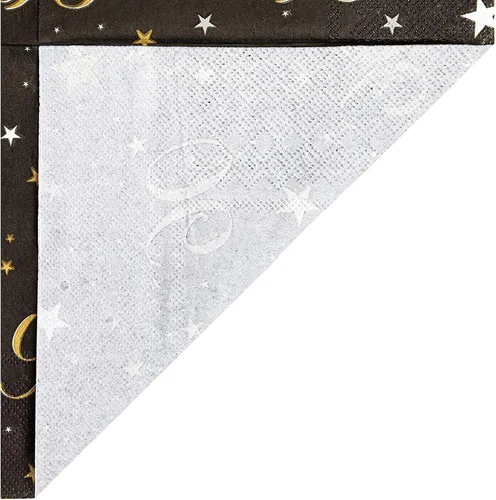 Vista 6 de Sparkle and Bash Servilletas de cumpleaños 90 – Servilletas absorbentes de 2 capas para fiesta de cumpleaños 90 – Elegantes productos de papel
