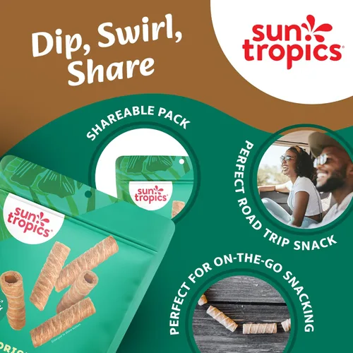 Vista 7 de Sun Tropics, Coco Rolls Original, 4 onzas
