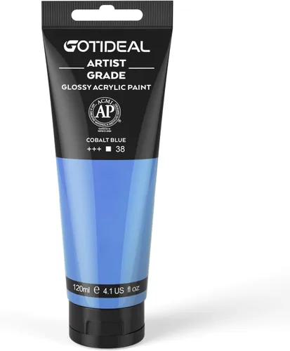Vista 35 de GOTIDEAL - Pintura acrílica iridiscente, rojo camaleón, de 4.1 oz, no tóxicas, no se decoloran; ricos pigmentos para artistas adultos y niños
