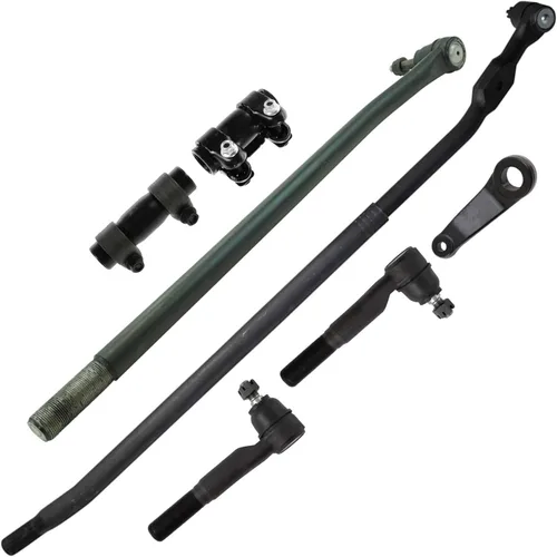 Vista 288 de TRQ Kit de dirección delantera con barra de acoplamiento de fuelle de piñón y cremallera compatible con Toyota Echo 2000-2005