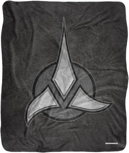 Vista 2 de Manta de Star Trek, 50 x 60 pulgadas, Klingon Empire Silky Touch Sherpa Back Manta súper suave