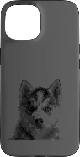 Vista 6 de Chic Husky Puppy for Dog Mom and Paw Parents Case for iPhone 16