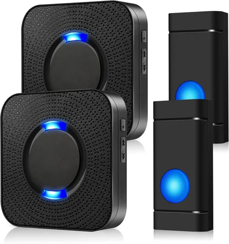 Vista 11 de Wireless Motion Sensor LED Light - Motion Detector Alarm Chimes Door Sensor