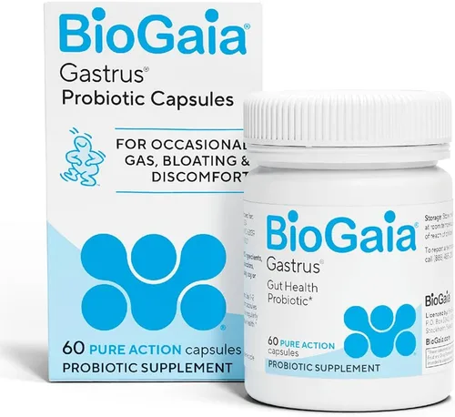 Vista 8 de BioGaia Gastrus Probiótico para la Salud Intestinal Alivia el Malestar Abdominal, los Gases y la Hinchazón Promueve la Regularidad y un