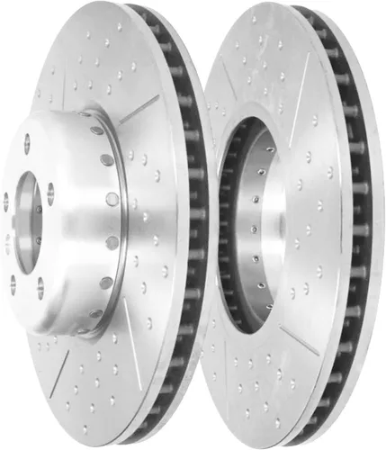 Vista 3 de Detroit Axle - Rotores de freno traseros para Toyota GR Supra BMW 230i 330e 330i 430i 530i 530i 530e 540d 540i xDrive X3 X4 Z4, rotores de freno