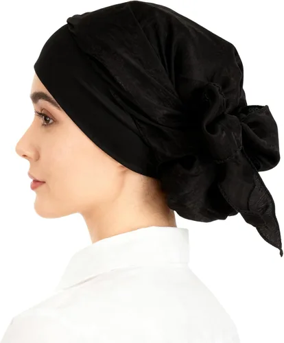 Vista 3 de FADACHY Gorros de cáncer para mujeres, turbantes de quimioterapia, bufanda para la cabeza para pacientes con pérdida de cabello, quimioterapia